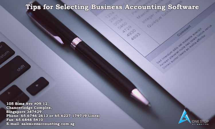 Tips for Selecting Business Accounting Software